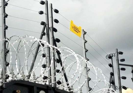 Electric fence installation